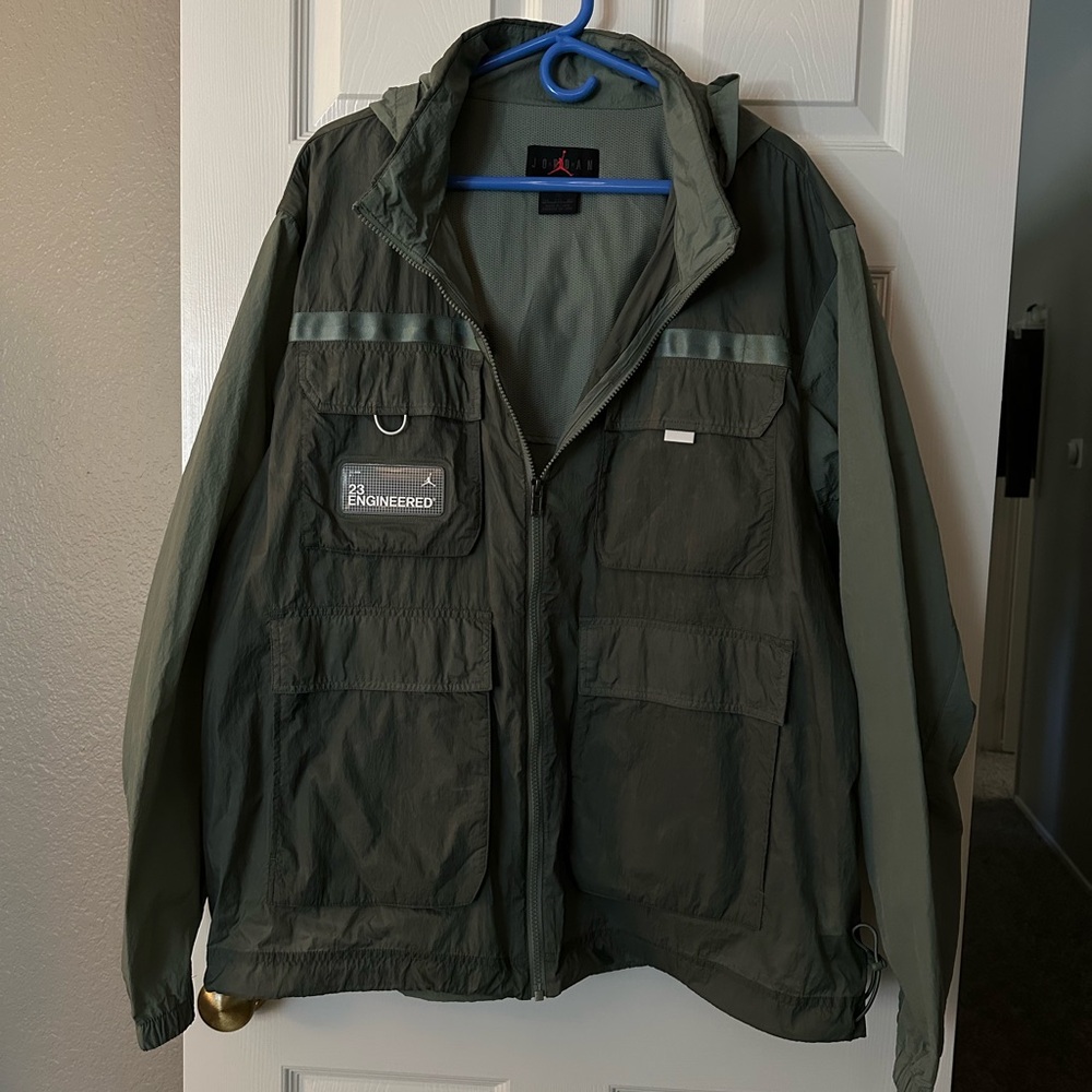 Jordan Olive Green Lightweight Jacket